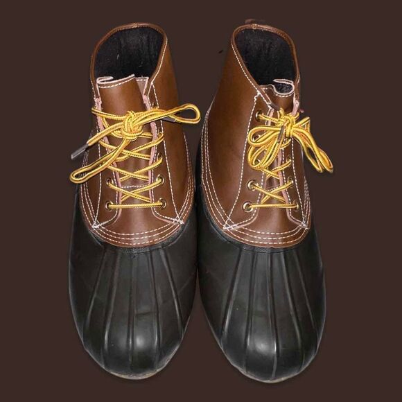 PROLINE THINSULATE 200 Gram Brown Leather Front Tie Ankle Winter Boots Size 12 - Picture 3 of 6